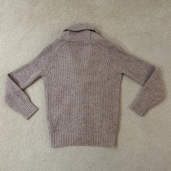 J. Crew Taupe Button-Up Wool Blend Cardigan - Picture 2 of 10